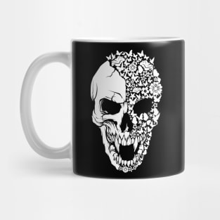 Vampire Skull Butterfly Mug